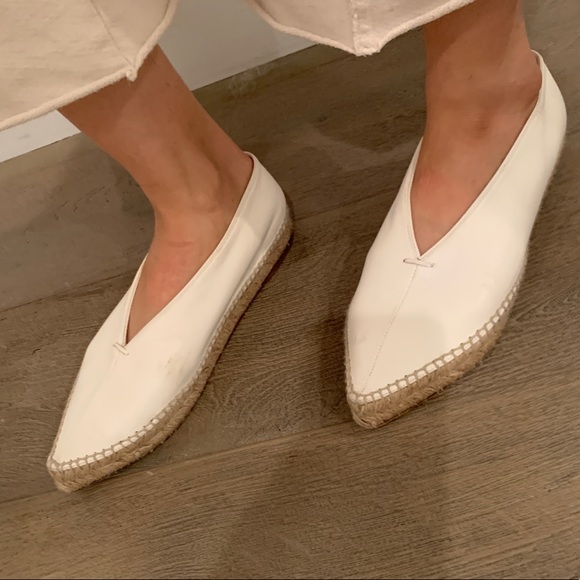 Celine White flat shoes - Picture 1 of 2